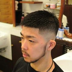 Asian Men Hairstyle Short Fade, Short Hair Asian Men, Asian Fade Haircut, Hairstyles 15, Very Short Hair Men, Crew Cut Haircut, Haircuts For Balding Men, Young Men Haircuts