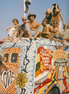 hippies 70 s vintage retro hippy psychedelic trippy hippybeachgirl Zoe Ghertner, Woodstock 1969, Hippie Bus, Woodstock Festival, Estilo Hippy