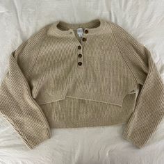 Super Cute Sweater Never Worn! Long Enough To Be Full Length With High-Rise Pants! Perfect For Fall College Semester, Crop Pullover, Boho Sweater, Outfit Inspo Casual, Cute Sweater, Fit Ideas, High Rise Pants, Cute Sweaters, Cropped Sweater