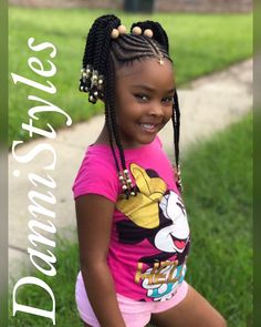 Toddler Braided Hairstyles, American Hairstyles, Braided Ponytail Hairstyles, Kids' Braids, Pelo Afro, Girls Hairstyles Braids