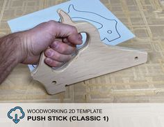 Table Saw Push Stick, Linework Drawing, Woodworking Templates, Weekend Woodworking Projects, Push Stick, Power Tool Storage, Serra Circular, Diy Wooden Projects, Woodworking Plans Diy