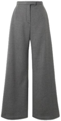 Cashmere Wide-leg Work Pants, Cashmere Trousers For Work, Chic Cashmere Workwear Pants, Cashmere Bottoms For Workwear, Chic Cashmere Pants For Work, Elegant Cashmere Wide-leg Pants, Elegant Wide-leg Cashmere Pants, Chic Wool Wide Leg Ankle-length Pants, Elegant Straight Leg Cashmere Bottoms