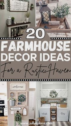 farmhouse decor ideas for a rustic haven