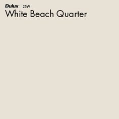 the white beach quarter logo is shown