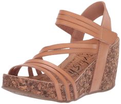 PRICES MAY VARY. Exude the confidence of a fierce fashionista in the posh Blowfish® Helm wedges. Upper made of man-made material. Hook-and-loop closure. Man-made lining. Lightly cushioned, stationed insole. Cork-like platform, wedge heel. Man-made sole. Imported. Measurements: Heel Height: 3 1⁄4 in Weight: 8 oz Platform Height: 1 in Product measurements were taken using size 7.5, width M. Please note that measurements may vary by size. Weight of footwear is based on a single item, not Blowfish Shoes, Cork Sandals, Sandal Platform, Platform Wedge, Wedge Sandal, Platform Wedges, Summer Shoes, Nice Shoes, Platform Sandals