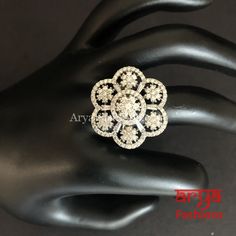 Rani Cubic Zirconia Cocktail Ring Ladies Rings, Fancy Jewelry Necklace, Diamond Rings Design, Light Weight Jewelry, Gold Plated Bangles, Diamond Collection, Ring Earring, Colored Stones