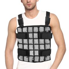 PRICES MAY VARY. Accessories: 1 Ice Vest, need to absorb water and freezing before use.1 Zipper Bag, for easy storage and freezer. The cold vest contain 72 dry ice packs (36 ice packs in each front and back) to achieve a full range of wrap. Suitable for indoor and outdoor use. Great value gift for your family or friend! Usage: Soak cool vest fully in water for 10 minutes. Wipe off surface water with a towel. Put into zipper bag, freezing for 2-10 hours depending on the length of wear. Then to us Cooling Vest, Freeze Ice, Vest For Men, Ice Packs, Dry Ice, Surface Water, Ice Pack, Zipper Bag, Easy Storage