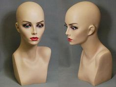 Grab your Realistic Female Mannequin Head Bust Wig Hat Jewelry Display Holder now! SHIPS DIRECT FROM OUR USA WAREHOUSE Realistic Female Mannequin Head Bust Wig Hat Jewelry Display Holder has high quality ABS material, durable for long time use, easy to clean. Female face, suitable for salon display, home decoration, or painting model. Great to display wigs, hats, scarf, jewelry, Scarf, headphone and showcase items. Unbreakable. Realistic Female Mannequin Head Bust Wig Hat Jewelry Display Holder Scarf Display, Styrofoam Head, Display Mannequins, Mannequin Display, Head Bust, Hat Jewelry, Headpiece Diy, Female Mannequin, Hat Display