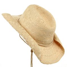 Ladies Toyo Cowboy HatMade of 100% paper straw.ONE SIZE fits most with elastic band inside, fitting up to 7-3/8.Crown measures 4 inches deep,with string tie, wired along the brim.Brim measures 3 1/2 inches wide, shapeable.Thick, stiff and cool material.Hand wash only.Available in black, fuchsia, mint, natural,and turquoise.Imported Saddle up your horses, with our new, Ladies Toyo Cowboy Hat . Made from 100% paper straw, this lightweight and turquoise colored hat will have your head shouting "Ye haw" in no time. Featuring a 3-1/2 inches wide shapeable brim and 4 inches high crown, ventillated, with braided straw hat band which connects to the chin band, this hat has it's own built in air conditioning to keep your head feeling cool at all times. Boasting roll up side along the brim, this hat Adjustable Upf 50+ Rodeo Hat, Pink Western Straw Hat For Rodeo, Pink Country-style Hat For Ranch, Wide-brim Toquilla Straw Hat For Rodeo, Pink Straw Hat For Rodeo, Summer, Outback Hat, Big Hat, Western Hats, Paper Straws