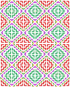 an image of a colorful pattern that looks like it has been created by using different colors