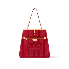 LOUIS VUITTON® - Neverfull Bandoulière Inside Out Mm - Monogram/rouge Sari Neverfull Louis Vuitton, Red Textiles, Louis Vuitton Sac, Latest Bags, Lv Monogram, Louis Vuitton Official, Monogram Bag, Louis Vuitton Shoulder Bag, Vuitton Neverfull