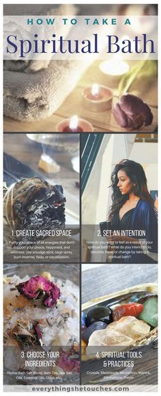 Bath Spiritual, Spiritual Cleansing Bath, Magical Ingredients, Spiritual Baths, Sage Spray, Spiritual Bath, Bath Recipes, Bath Tea, Ritual Bath