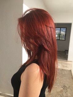 Red Hair Inspo, Wine Hair, Burgundy Hair, Cut My Hair