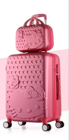 Hello Kitty Things To Buy, Hello Kitty Tracksuit, Hello Kitty Finds, Hello Kitty Suitcase, Vanity Makeup Rooms, Bday Wishlist, Hello Kitty Car, Hello Kitty Shoes, Mushroom Jewelry