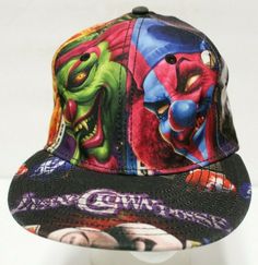 Insane Clown Posse Hat 2011 Flex Dark Carnival Joker Faces Virtis Cap RARE! H6 Smoke Free Home You are Buying a  hat.  Items are checked and are like brand new.  Please ask any questions about items that you would like to know. Please check out are other listings will are adding new items all the time. Hope you have a wonderful day. Multicolor Cap For Streetwear, Multicolor Snapback Hats For Sports Events, Hip Hop Multicolor Snapback Hat, Multicolor Snapback Hip Hop Hats, Multicolor Hip Hop Snapback Hat, Adjustable Short Brim Fitted Hat For Sports Events, Multicolor Fitted Cap One Size Fits Most, Multicolor Fitted Cap One Size, Adjustable Multicolor Flat Brim Fitted Hat