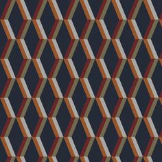 an image of a pattern that looks like hexagonals in brown and blue