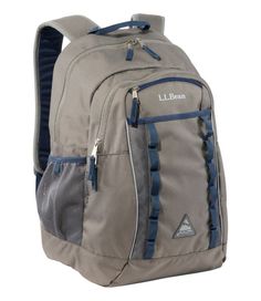 The trail-inspired, go-anywhere pack - a super versatile pack for school and all the other places kids are headed. Now in a size designed for older students. Pack made of weatherproof recycled 600-denier nylon. Pack made of weatherproof recycled 600-denier nylon. Pack made of weatherproof recycled 600-denier nylon. Spot clean. Dual mesh water-bottle pockets. Front organizer pocket has pencil slots and a key clip to keep important items in easy reach. Outside zip pocket and inside zip pocket. Fro Gray Waterproof Backpack For Outdoor, Sporty Nylon Backpack For Camping, Gray Nylon Backpack For Outdoor, Gray Backpack For Hiking, Casual Nylon Backpack For Adventure, Durable Casual Backpack For Hiking, Durable Casual Hiking Backpack, Sporty Standard Backpack For Camping, Sporty Backpack For Camping