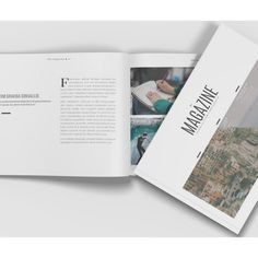 Landscape A4 Minimalist Magazine Mockup V.2 Product Mockup Magazine Minimalist, Minimalist Magazine, Magazine Mockup, Minimalist Landscape