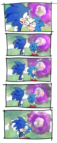 sonic the hedgehog comic strip art