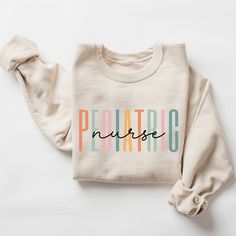 a sweater with the word pediatric on it