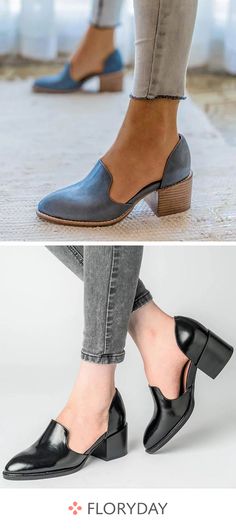 Closed toe chunky heel shoes, lovely, comfortable. Winter Dress Shoes, Closed Toed Shoes, Latest Ladies Shoes, Comfortable Dress Shoes, Work Shoes Women, Business Casual Shoes, 40 Fashion, Chunky Heel Shoes