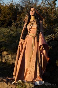 Fairy Cloak, Elven Cloak, Cape Fantasy, Fantasy Cape, Witch Cloak, Elven Style, Cloak With Hood, Medieval Cloak, Elven Dress