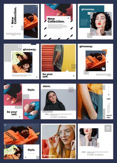 12 Lifestyle Instagram Post Templates PSD Ig Post Template Design, Instagram News Template, Lifestyle Graphic Design, Instagram Post Layout Ideas, Rebranding Post, Card News Design, Social Media Design Layout, Graphic Designer Instagram Feed, Ad Design Inspiration