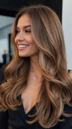 Bronde Bombshell: 15 Hair Color Ideas That Will Break the Internet 33 Rich Bronde Haircolor, Bronde Haircolor Brunettes Summer, Curtain Bangs With Money Piece, Bronde Haircolor Brunettes, Bronde Haircolor Brunettes Ash, Fair Skin Brown Hair, Honey Bronde Haircolor, Honey Brunette, Reddish Blonde Hair