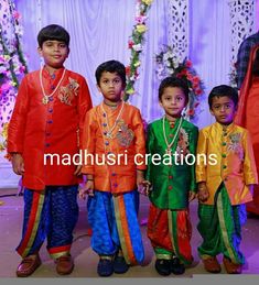 Dhoti Function, Boys Dresses, Stylish Boy Clothes, Wedding Kids Outfit, Kids Indian Wear