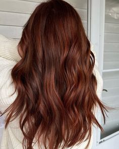 35 Reddish Brown Hair Colors You’ll Fall In Love With Brown Hair Balayage Reddish, Redish Brown Hair Color, Soft Autumn Hair Color, Redish Brown Hair, Brownish Red Hair, Red Highlights In Brown Hair, Brown Auburn Hair, Red Brown Hair Color