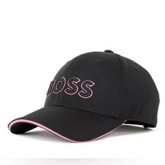 100% Authentic Hugo Boss Men’s Cap / Hat - Nwt Piqu-Mesh Cap With 3d Embroidered Logo New Never Used With Tag Smoke And Pet Free Ships Next Day 5 Star Seller No Trade Black / Pink Logo Embossed In The Front Adjustable Back One Size Fits Most $68 Retail 50468246 Black Pink Logo, Hugo Boss Shoes, Hugo Boss Men, Boss Men, Watch Trends, Logo New, Boss Black, Hugo Boss Man, Mesh Cap