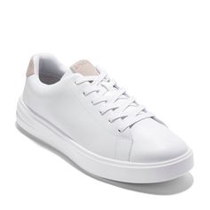 Upgrade your casual looks with these Cole Haan Grand+ Court men's leather sneakers.Click this FOOTWEAR GUIDE to find the perfect fit and more! Upgrade your casual looks with these Cole Haan Grand+ Court men's leather sneakers. Click this FOOTWEAR GUIDE to find the perfect fit and more! FEATURES Fluting detail in heel Durable rubber cupsole for traction in every stepDETAILS Leather upper Polyester lining Rubber outsoleDETAILS Plain toe Lace-up Closure Foam footbed Multi-directional outsole Spot c White Casual Shoes Men, White Men Shoes, White Shoes Men, White Sneakers Men, White Casual Shoes, Winter Sneakers, Ken Doll, Sneakers Men Fashion, Shoes White