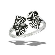 Double Ginkgo Leaf Ring 925 Sterling Silver Medicine Band Jewelry Female Male Unisex Size 8 All our silver jewelry is crafted from .925 silver also commonly referred to as sterling silver. Sterling silver is the standard for beautiful high-quality silver jewelry and can not be replicated by lower priced silver plated jewelry. It is 92.5% pure silver, mixed with alloys to add strength and durability to stand the test of time. We promise superior service which includes fast shipping, great communi Ginkgo Leaf, Female Male, Leaf Jewelry, Leaf Ring, Band Jewelry, Silver Plated Jewelry, Selling Jewelry, Pure Silver, Plastic Bag