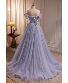 Get 10% off now! Buy fairytale blue purple flowy long tulle prom dress with butterflies at cheap price online. Free stable shipping and pro custom service since 2009. Light Purple Prom Dress, Purple Prom, Mini Prom Dresses, Purple Prom Dress, Evening Gowns Elegant, A Line Prom Dresses, Tulle Prom Dress, Black Prom Dresses, Party Dress Long