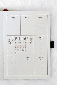 September Weekly Spread, Bullet Journal Minimalist, Bullet Journel, Bullet Journal 2020, Bullet Journal Spreads, Week Planner, Bullet Planner