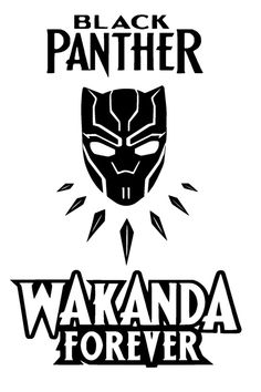 black panther and wakanda forever stickers on a white background with the words