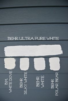 the white paint is being used to create an exterior wall