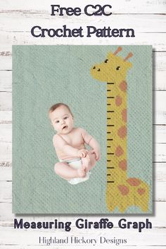 a baby in diapers is holding a measuring tape with the word, free crochet pattern