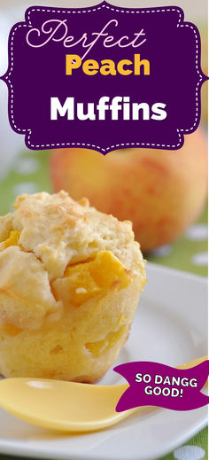 Peach Coffee Cake Muffins
Jumbo Peach Muffins
Peach Strudel Muffins
Peach Cornbread Muffins
Peach Cobbler Muffins Easy
Best Ever Muffins
Peach Baking Recipes
Peach Treats
Peach Muffins Recipe 
These moist peach cobbler muffins are loaded with juicy peaches and topped with a deliciously crumbly streusel. Peach Cornbread, Peach Treats, Peach Strudel, Peach Baking, Peach Muffins Recipe, Strudel Muffins, Peach Muffin Recipes, Peach Coffee Cake, Cobbler Muffins