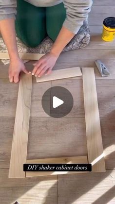 Pallet Wood Projects Sell Farmhouse Cupboard Doors, Diy Cupboard Doors How To Build, Diy Kitchen Cupboard Doors, How To Make Cupboard Doors, Easy Shaker Cabinet Doors, Diy Wood Cabinet Doors, Redo Cabinet Doors, Ikea Cabinet Makeover, Shaker Bedroom Ideas