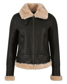 shearling leather jacket for women soft fur collar jacket women winter jacket black bomber jacket for women genuine leather jacket Aviator Leather Jacket, Collar Leather Jacket, Soft Luxury, Sheepskin Jacket, Aviator Jackets, Aviator Style, Sheep Leather, Winter Jackets Women, Black Leather Jacket