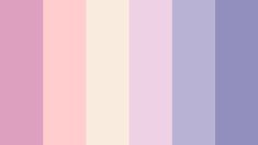 an image of a color palette with pastel colors in the middle and bottom half