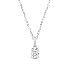 This solitaire pendant has the perfect mix of style and simplicity. The high-quality diamond in oval shape is secured by four prongs. It gently drops from a white gold bail with a knife-edge detail. Diamond Solitaire Pendant, Solitaire Pendant, Lab Created Diamonds, Quality Diamonds, Diamond Solitaire, Oval Shape, Lab, White Gold, Pendant