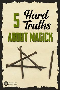 Five hard truths about magick Affirmation Board, Baby Witch, Witch Magic, Wiccan Spells, Hard Truth, Spells Witchcraft, Practical Magic, Reading Material