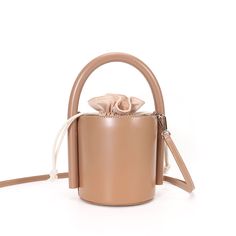 Free U.S. shipping. Style: Commuting , color:Nude, suite for season：Spring, Summer, Autumn, Winter ，Anniversary, Going out, Hanging out, Material Genuine Leather, Cylindrical Apricot Leather Shoulder Bucket Handbag Winter Anniversary, Bucket Handbags, Compost Bin, Hanging Out, Season Spring, Apricot, Bucket Bag, Autumn Winter, Genuine Leather