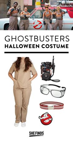 the ghostbusters halloween costume is featured in this ad