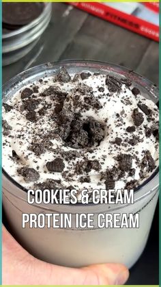 Want to learn how to make an Easy Homemade Oreo Ice Cream? This easy three-ingredient no-churn ice cream is not only quick and hassle-free but also incredibly scrumptious. Click on the link to find out more and find MORE delicious homemade ice cream recipes #frostedfusions #homemadeicecream #oreoicecream #simplerecipe

Credit: tiktok.com/@michaelkory Low Fat Ice Cream Recipe, Ice Cream Maker Recipes Healthy, Low Fat Ice Cream, Ninja Ice Cream Recipe, Protein Ice Cream Recipe, Healthy Ice Cream Recipes, Ice Cream Maker Recipes, Creamy Recipes