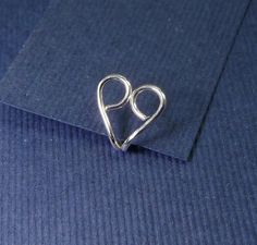 Tragus Cuff, Nose Cuff, Fake Piercing, Cuff Rings, Sterling Silver Hoops, Tragus, Silver Hoops, Silver Wire