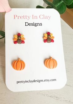 Thanksgiving Polymer Clay Studs turkey Studs pumpkin Studs - Etsy Turkey Polymer Clay Earrings, Turkey Clay Earrings, Polymer Clay Thanksgiving Earrings, Pumpkin Polymer Clay Earrings, Thanksgiving Polymer Clay Earrings, Thanksgiving Clay Earrings, Thanksgiving Polymer Clay, Clay Pumpkin Earrings, Studded Pumpkin