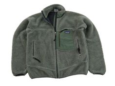 This is a very rare retro x special jacket, even rarer than the original class retro x. Rock the one that made Patagonia famous in the 90s. Stunning green with black accents make this a very street savvy colorway. Perfect winter and spring jacket especially good on cool winter days wearing around the house. Comes professionally washed, ready to wear & ships within 24 hours! Perfect for hiking, skiing, skateboarding, snow sports, running, climbing, athletics, casual wear, to class, back to school Men’s Patagonia, Men’s Jackets Casual, Spring Jacket, Winter Jacket Men, Snow Sports, Sports Running, Spring Jackets, Mens Fleece, Winter Days